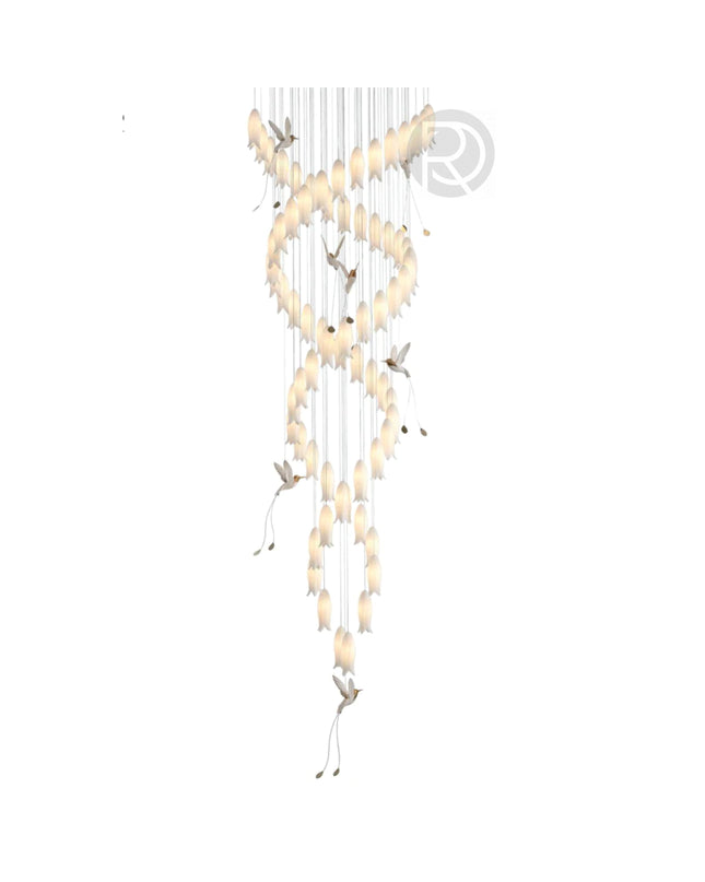 Chandelier FLOWERS&BIRDS by Rodesigne