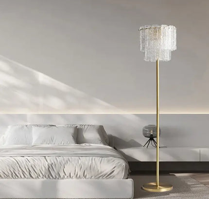 Floor lamp ESTER by Rodesigne — brass designer floor lamp by RODESIGNE