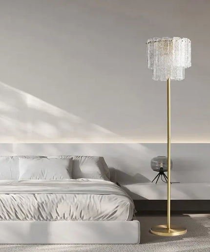 Floor lamp ESTER by Rodesigne — brass designer floor lamp by RODESIGNE