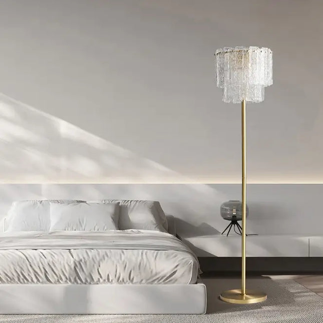 Floor lamp ESTER by Rodesigne — brass designer floor lamp by RODESIGNE