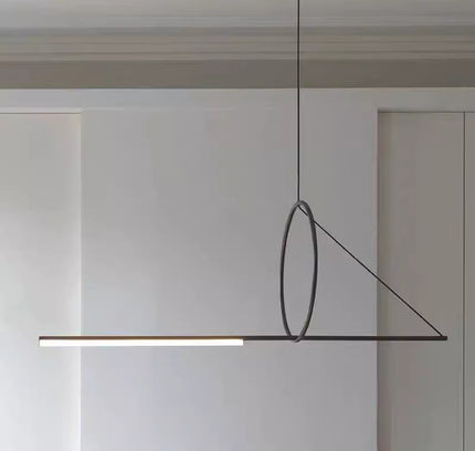 Designer Pendant Light CERCLE ET TRAIT — modern pendant light, custom designer lighting by RODESIGNE