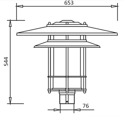 Street light STRIT-1018 PREMIUM (MN-P101830) by RODESIGNE