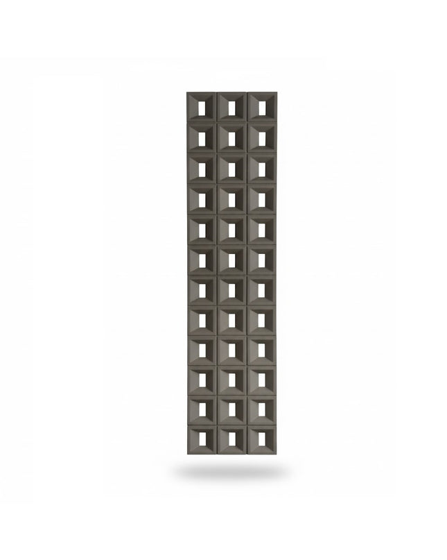 Panel NINE-HOUSE LATTICE — decorative acoustic wall panel, sound absorption by RODESIGNE