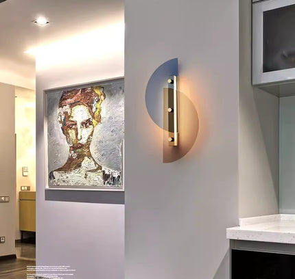 Wall Sconce LATERSAN — brass wall sconce lamp, designer lighting by RODESIGNE