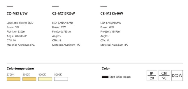 Track Light ROCCA-11