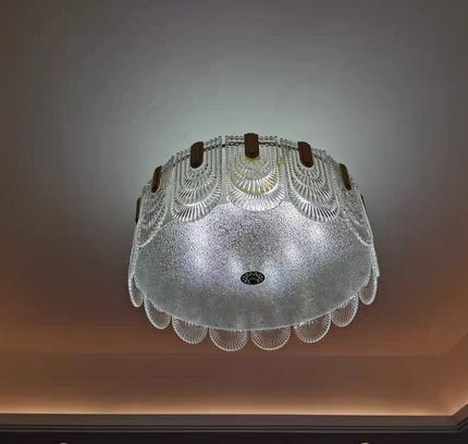 Chandelier ERNESTA — glass designer chandelier, custom lighting by RODESIGNE