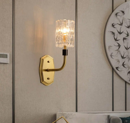 Wall Sconce PIASTRO — brass wall sconce lamp, designer lighting by RODESIGNE