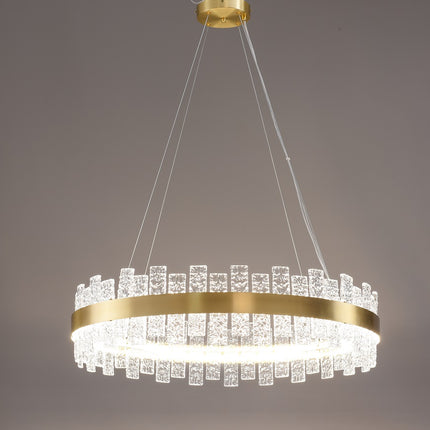 Chandelier GESTINA by Rodesigne — brass designer chandelier, custom lighting by RODESIGNE