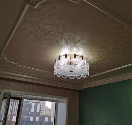 Chandelier ERNESTA — glass designer chandelier, custom lighting by RODESIGNE