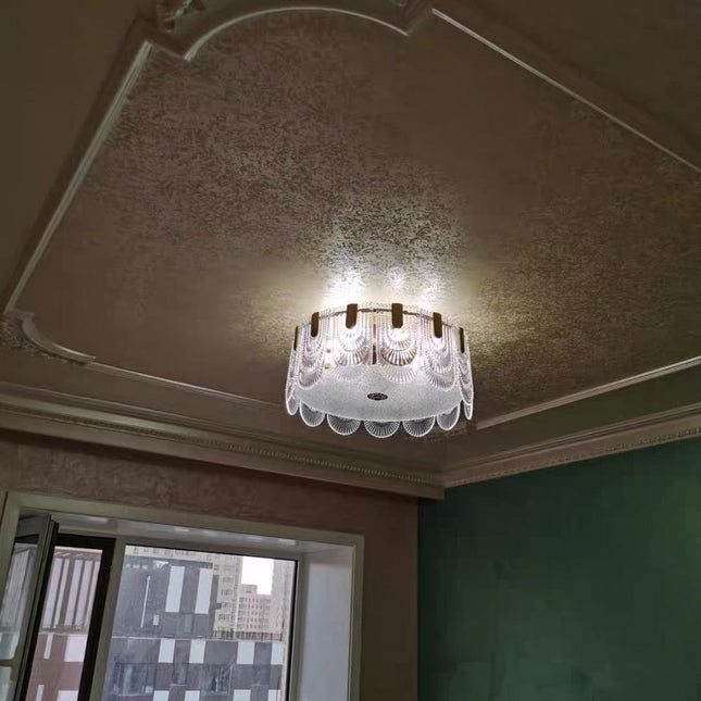 Chandelier ERNESTA — glass designer chandelier, custom lighting by RODESIGNE