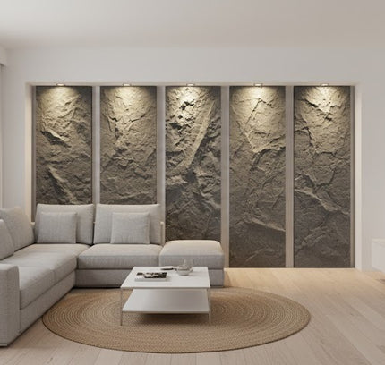 Panel SUCCESSIVE TEXTURE — decorative acoustic wall panel, sound absorption by RODESIGNE