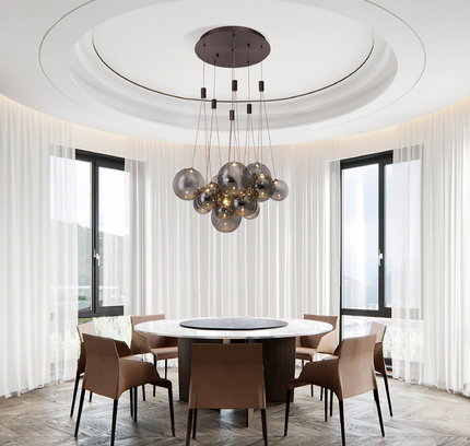 Chandelier SOLLUS — designer chandelier, custom lighting by RODESIGNE