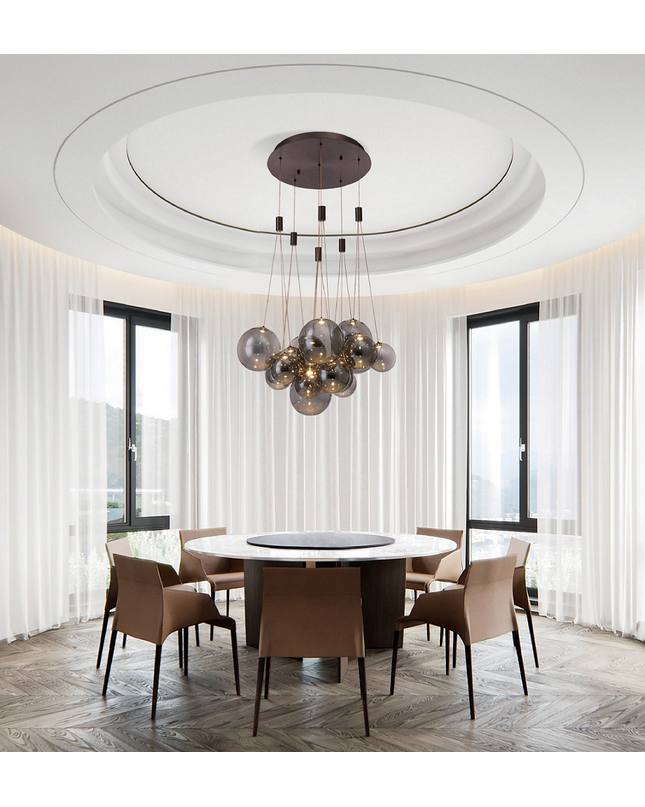 Chandelier SOLLUS — designer chandelier, custom lighting by RODESIGNE