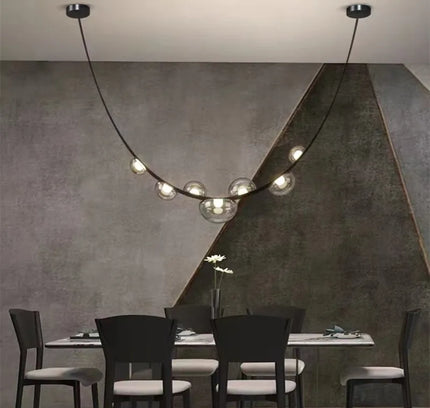 Chandelier BELT — designer chandelier, custom lighting by RODESIGNE