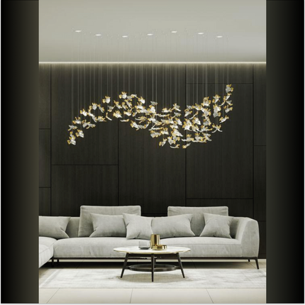 Chandelier WIRELISSE — designer chandelier, custom lighting by RODESIGNE