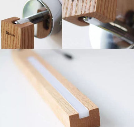 Wall Sconce BASTONE — wood wall sconce lamp, designer lighting by RODESIGNE