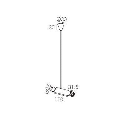 Pendant Connector GUBBIO-09