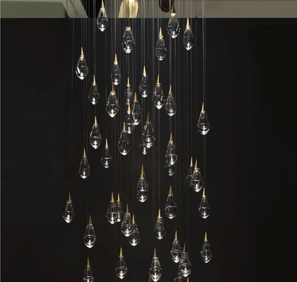 Chandelier CURAS — designer chandelier, custom lighting by RODESIGNE