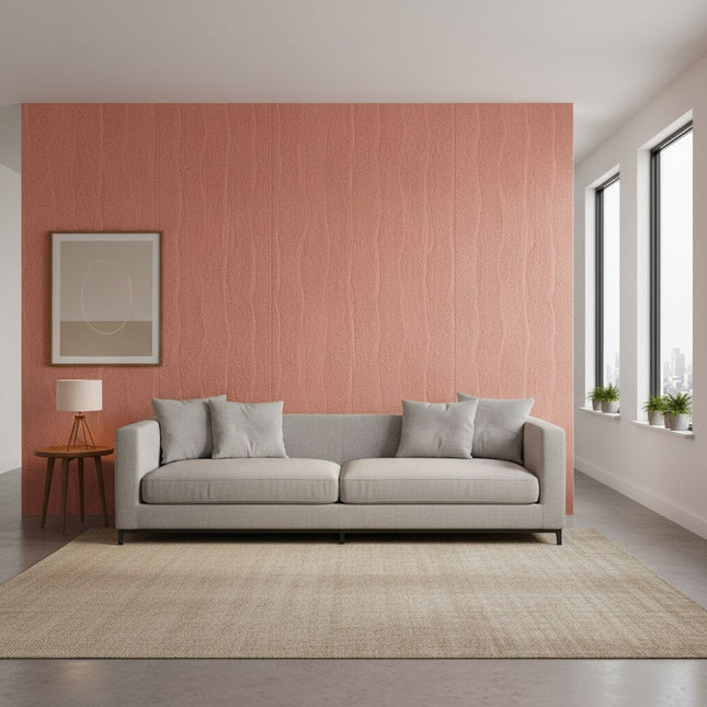 Wall Panel RAMMED EARTH BOARD RL — decorative acoustic wall panel, sound absorption by RODESIGNE