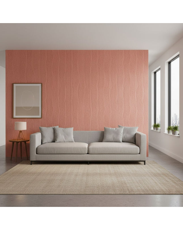 Wall Panel RAMMED EARTH BOARD RL — decorative acoustic wall panel, sound absorption by RODESIGNE