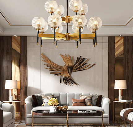 Chandelier VAKKERA — designer chandelier, custom lighting by RODESIGNE