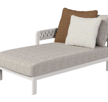 ZULU Chaise Lounge Left Arm Module — Outdoor by Rodesigne