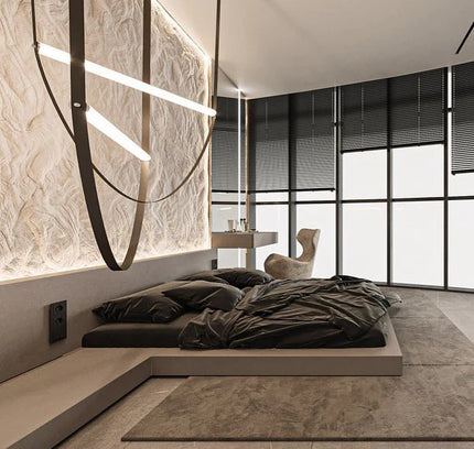 Pendant lamp LEALINE by Rodesigne — glass modern pendant light, custom designer lighting by RODESIGNE