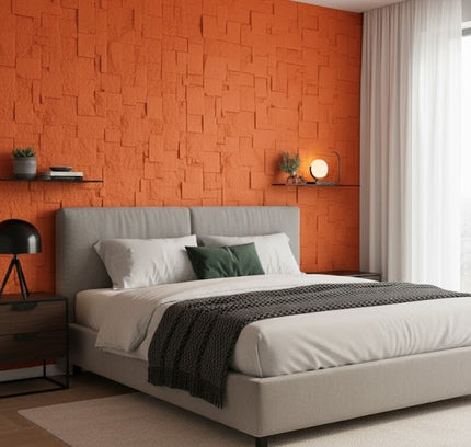 Panel STONE BRICK WALL — decorative acoustic wall panel, sound absorption by RODESIGNE