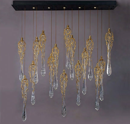 Chandelier BASSARDE — designer chandelier, custom lighting by RODESIGNE