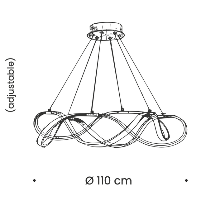 Chandelier LINJER