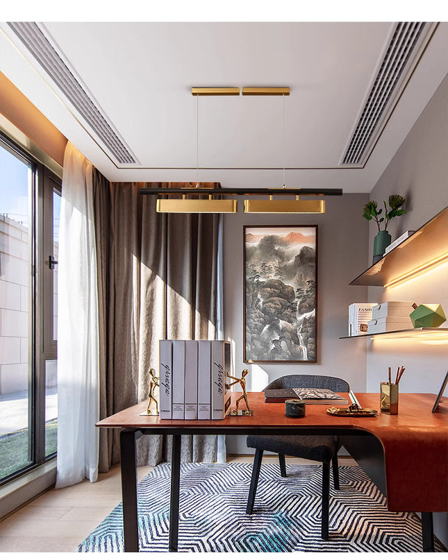 Pendant lamp COLT by Rodesigne — brass modern pendant light, custom designer lighting by RODESIGNE