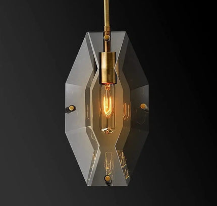 Pendant lamp FRANCAIX by Rodesigne — brass modern pendant light, custom designer lighting by RODESIGNE