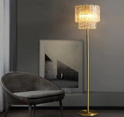 Floor lamp ESTER by Rodesigne — brass designer floor lamp by RODESIGNE