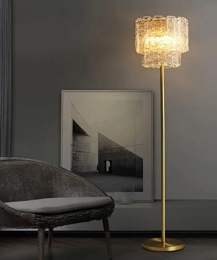 Floor lamp ESTER by Rodesigne — brass designer floor lamp by RODESIGNE