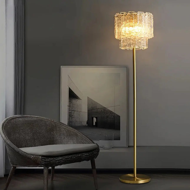 Floor lamp ESTER by Rodesigne — brass designer floor lamp by RODESIGNE