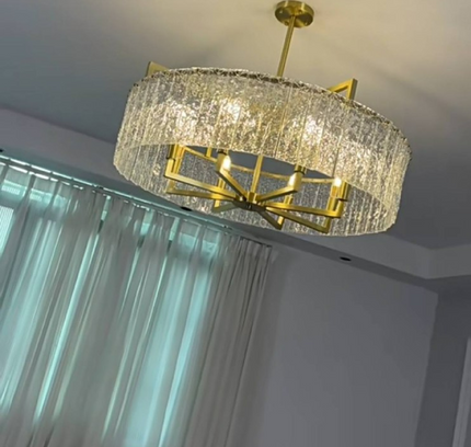 Chandelier POCHE — designer chandelier, custom lighting by RODESIGNE