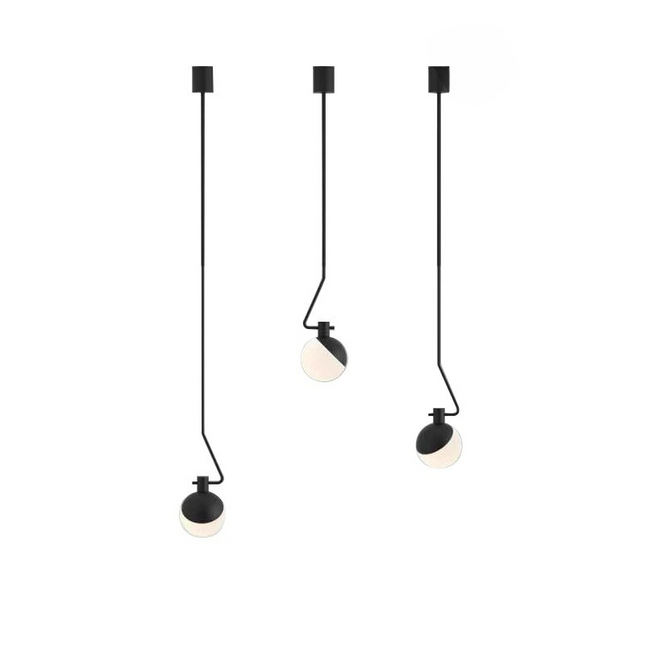 Pendant Light ROY — glass modern pendant light, custom designer lighting by RODESIGNE