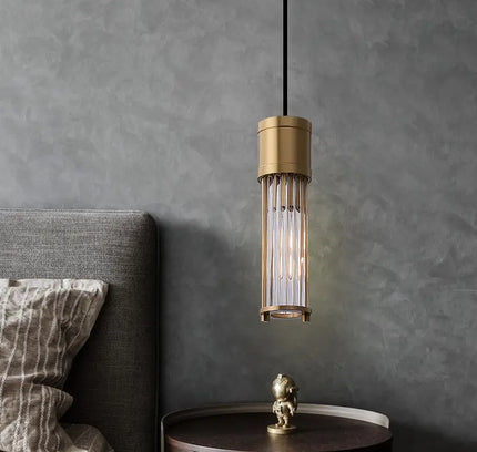 Pendant lamp AMPOLLA by Rodesigne — brass modern pendant light, custom designer lighting by RODESIGNE
