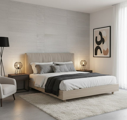 Wall Panel WOOD CONCRETE BOARD — decorative acoustic wall panel, sound absorption by RODESIGNE
