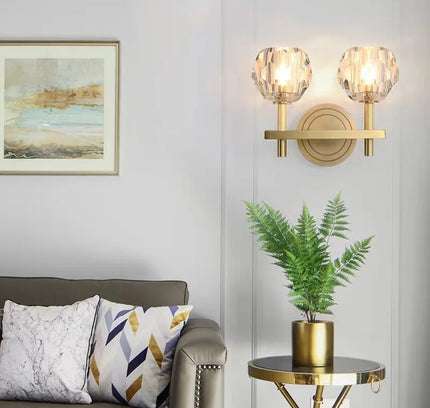 Wall lamp (Sconce) DENOLIA by Rodesigne — brass wall sconce lamp, designer lighting by RODESIGNE