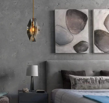 Pendant lamp FRANCAIX by Rodesigne — brass modern pendant light, custom designer lighting by RODESIGNE
