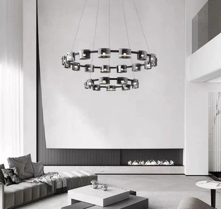 Chandelier EDGARDO — designer chandelier, custom lighting by RODESIGNE
