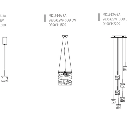 Pendant Light AURET — modern pendant light, custom designer lighting by RODESIGNE