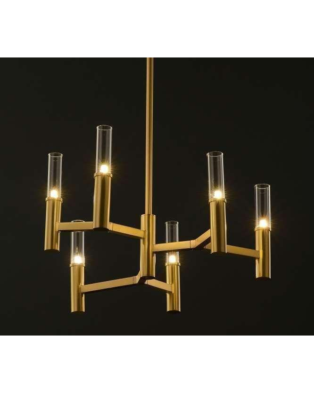 Chandelier TABULARE — designer chandelier, custom lighting by RODESIGNE