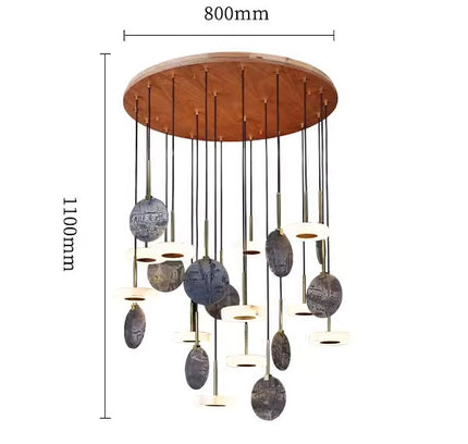 Chandelier QUELL by Rodesigne