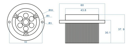 LED module MN-Y949 6W (MN-Y949 6W5L) by RODESIGNE