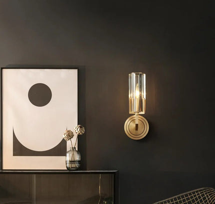 Wall Sconce SIERRA — brass wall sconce lamp, designer lighting by RODESIGNE