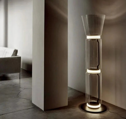 Floor lamp KRUKKE by Rodesigne — glass designer floor lamp by RODESIGNE