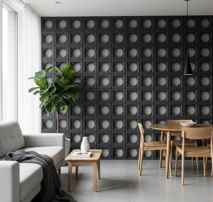 Panel CIRCLE TYPE — decorative acoustic wall panel, sound absorption by RODESIGNE