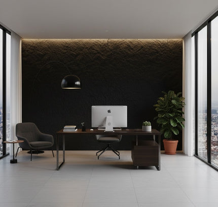 Panel THIN STONE SLAB — decorative acoustic wall panel, sound absorption by RODESIGNE
